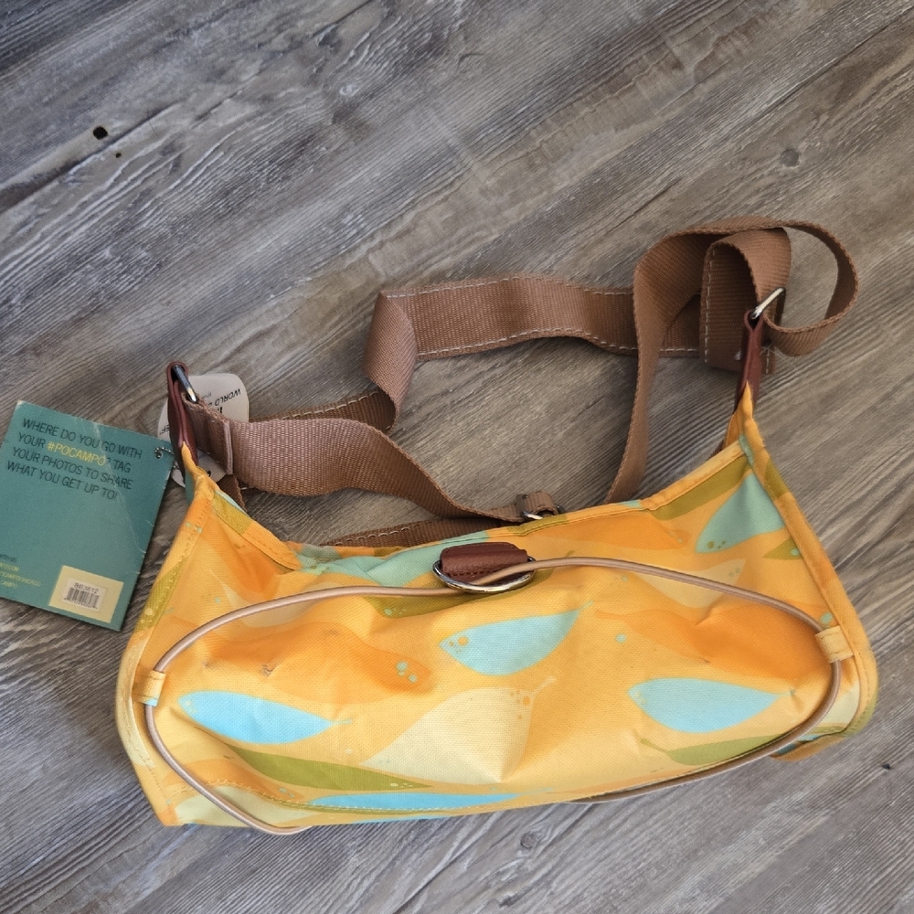 Po Campo Yellow and Tan Shoulder Bag - Picture 2 of 3